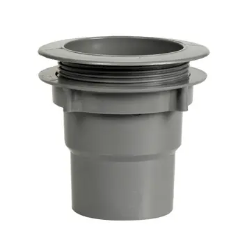 Martens bakgoot 125 mm uitloop met wartel grijs 70-80 mm