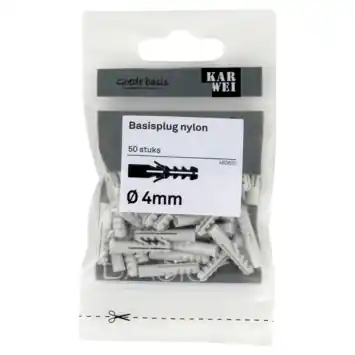 KARWEI Basisplug 4x20mm 50ST