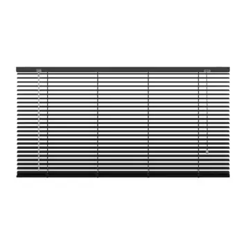 KARWEI aluminium jaloezie 25 mm matzwart (kleurnr. 320) 140x250 cm (bxh)