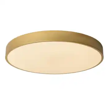 Lucide UNAR plafonnière 49,5 cm met 3 StepDim mat goud/Messing