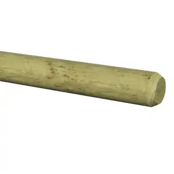 Tuinpaal rond grenen hout geïmpregneerd 6 x 50 cm