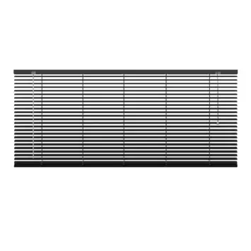 KARWEI aluminium jaloezie 25 mm zwart (kleurnr. 203) 200x250 cm (bxh)