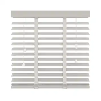 KARWEI houten jaloezie 50 mm wit (kleurnr. 944) 60x130 cm (bxh)