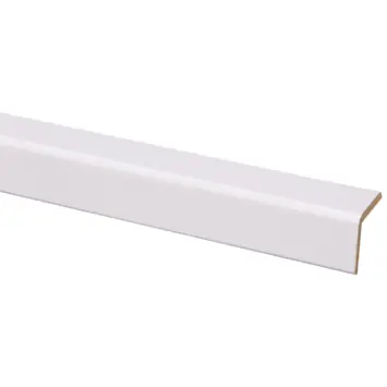 Hoeklat MDF 27x27 mm lengte 260 cm gegrond
