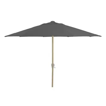 Handson Lima parasol houtlook zwart Ø 300 cm