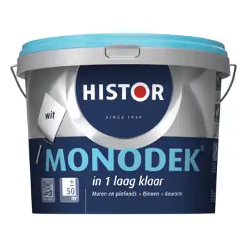 Histor Monodek muurverf wit 5 liter