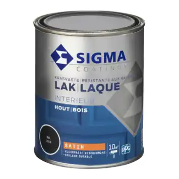 Sigma Interieur binnenlak zijdeglans RAL 7016 antracietgrijs 750 ml