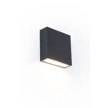 Lutec buitenlamp Gemini XF zwart