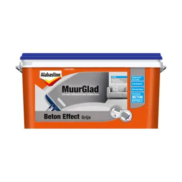 Alabastine MuurGlad beton effect grijs 5 liter
