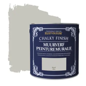 Rust-oleum chalky finish muurverf krijtmat kiezel 2,5 liter