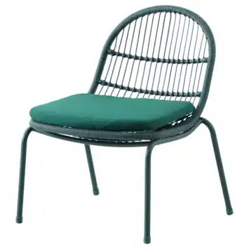 KARWEI fauteuil Indy legergroen metaal