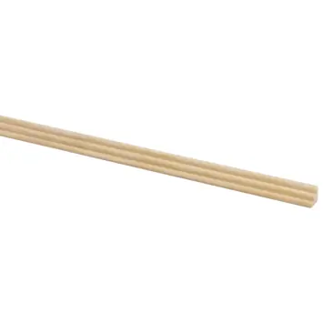 Lat kwartrond grenen 11x11 mm lengte 270 cm