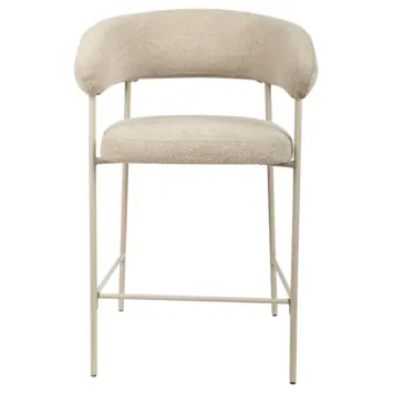 KARWEI barkruk Coco beige bouclé stof