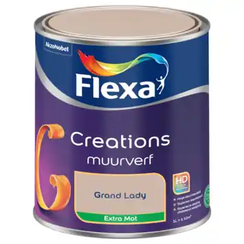 Flexa creations muurverf grand lady extra mat 1 liter