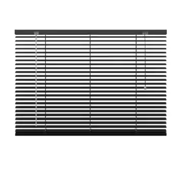 KARWEI aluminium jaloezie 25 mm zwart (kleurnr. 203) 120x250 cm (bxh)
