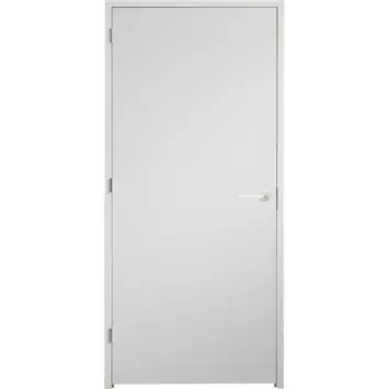 Lundia deur-kozijn combinatie En 2A01 wit gegrond links 83 x 211,5 cm (kozijn 56 x 115 cm)