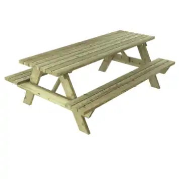 Picknicktafel Sophie vuren hout 220 x 151 x 80 cm