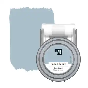 KARWEI Kleurtester muurverf mat 55ml faded denim