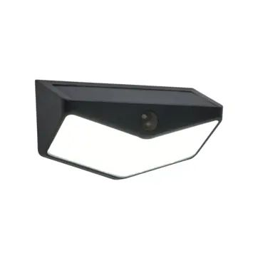 LUTEC wandlamp Wings Solar zwart 3,7W met bewegingssensor