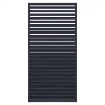 Jaloeziescherm vuren hout zwart 178 x 88,5 cm