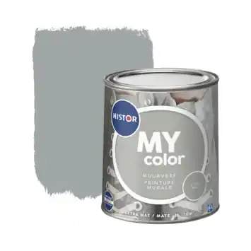 Histor MY Color muurverf extra mat steel mill 1 liter