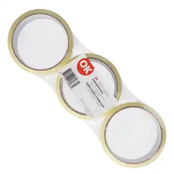 OK set met 3 verpakkingstapes 30 m x 48 mm