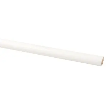 Lat kwartrond grenen wit gegrond 13x13 mm lengte 270 cm