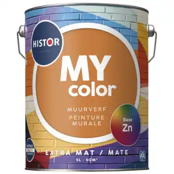 Histor MY Color muurverf extra mat basis zn 5 liter