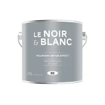 Le Noir & Blanc muurverf betoneffect 2,5 liter