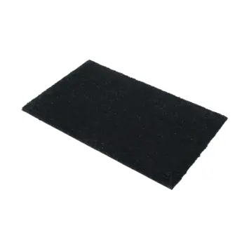 Kokosmat zwart 50x80 cm