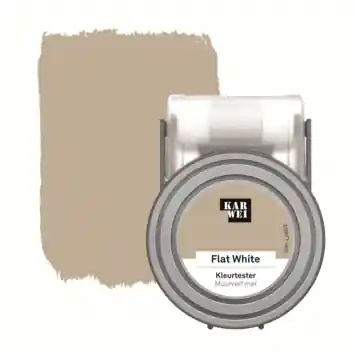 KARWEI Kleurtester muurverf mat 55ml flat white