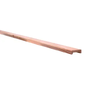 Afdeklat met sponning Douglas hout geschaafd 180 x 8,5 x 2,8 cm
