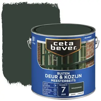 CetaBever Meesterbeits Deur & Kozijn zijdeglans dekkend woudgroen 2,5 liter