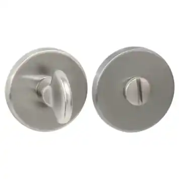 KARWEI vrij-bezet rozet rond RVS look (messing)