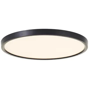 Brilliant LED plafondlamp Galo zwart Ø40 cm 3000 lm