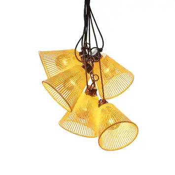 Konstsmide lichtsnoer deco geel uitbreidingsset 10 lampen 10 meter