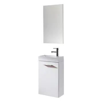 Atlantic toiletmeubel Esme inclusief spiegel wit