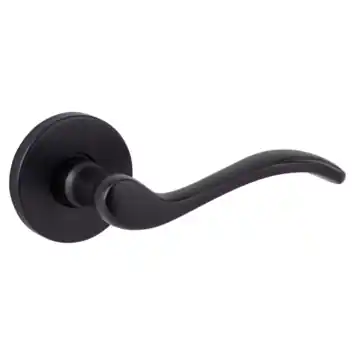 Karwei deurkruk set Tiago rond rozet oud bruin messing