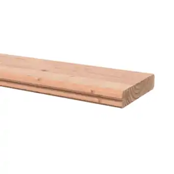 Afdekprofielplank Douglas ca. 180 x 13,5 x 2,8 cm