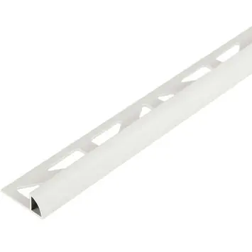 Tegelprofiel kwartrond PVC wit 8 mm 300 cm