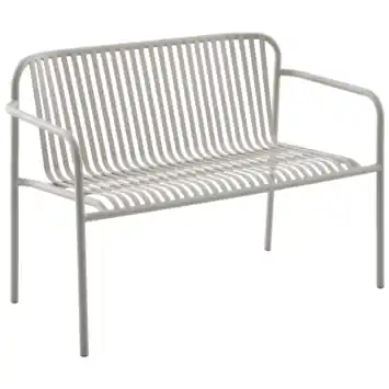 Tuinbank Sanne 117,5 cm beige staal