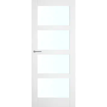 Deur Floor blank glas wit stomp 83 x 201,5 cm
