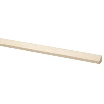 Lat kwartrond grenen 12x12 mm 270 cm