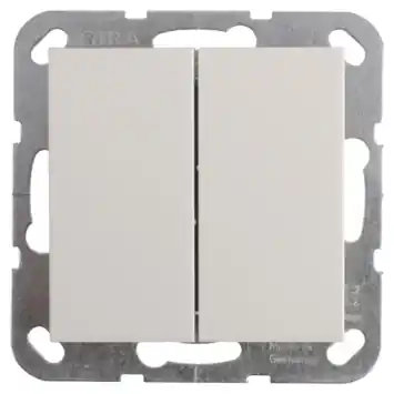 Gira ST55 inbouw serieschakelaar wit