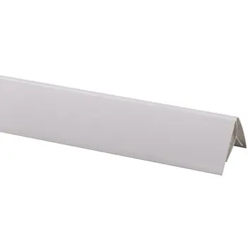 Binnenhoek voor kunststof schroot, lengte 270 cm roomwit