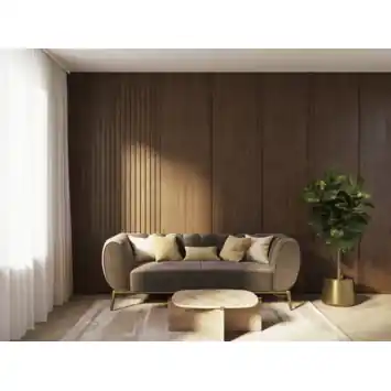 Wandpaneel Decowall Accoustic Elements rustiek eiken 260x30cm 2 stuks (1,56m²)
