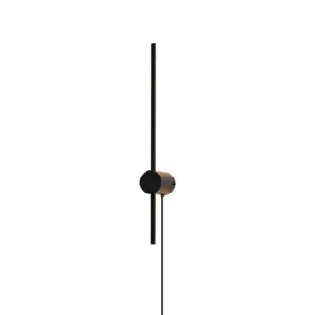 KARWEI wandlamp Joa zwart Ø11 x 60cm