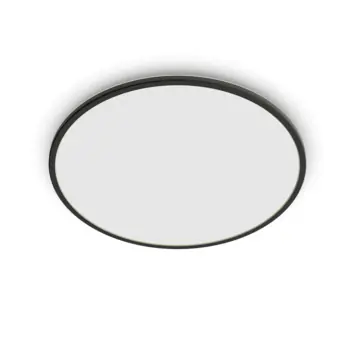Philips plafonnière superslim zwart