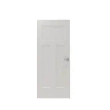 Lundia binnendeur Bord Tva 2A04 wit gegrondverfd opdek links 83 x 201.5 cm