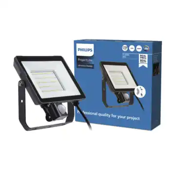 Philips ProjectLine-schijnwerper met beweging en dag/nacht sensor 3000K 30W